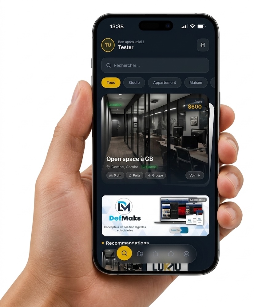 Application Lokko sur téléphone